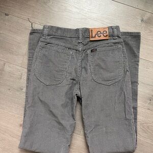 Lee Gray Corduroy Pants 26